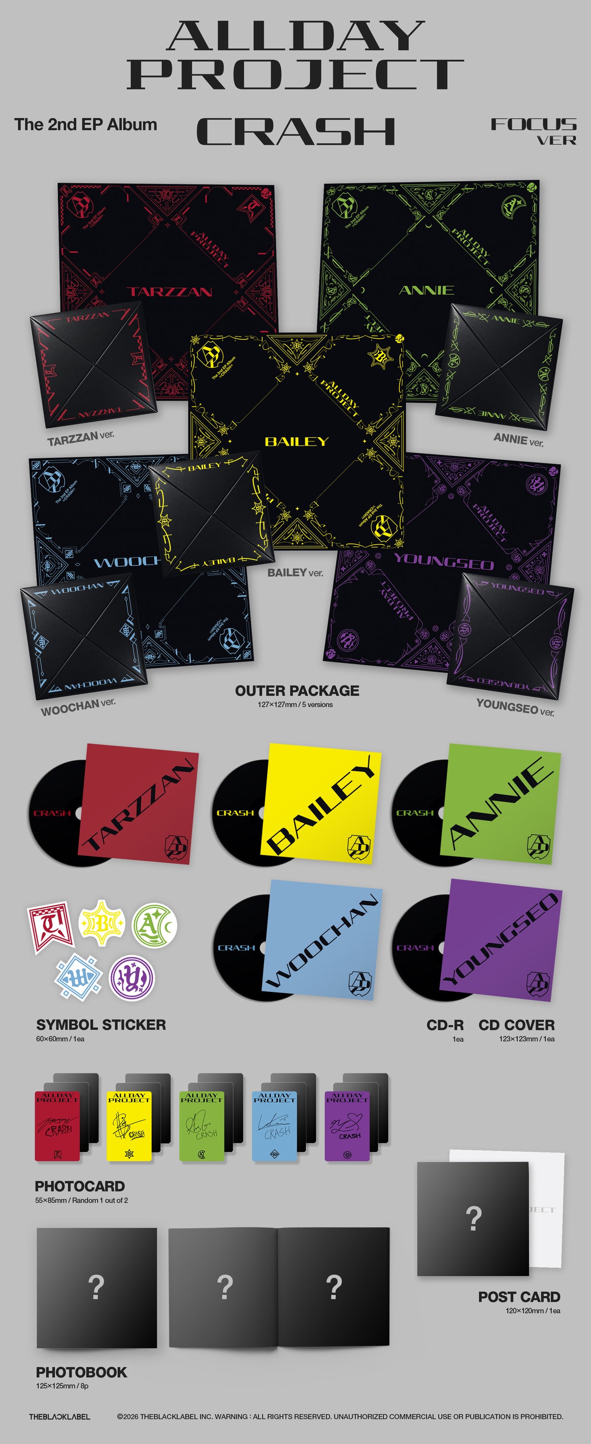 ⏰ ALLDAY PROJECT -The 2nd EP Album[CRASH] (FOCUS ver.)