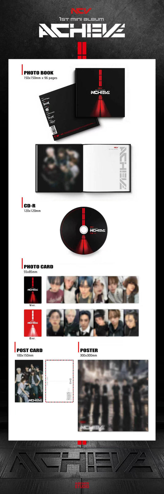 ⏰NCHIVE - 1st Mini Album [ACHIEVE]