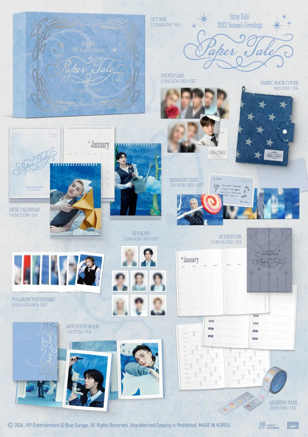 ⏰Stray Kids - 2027 Season's Greetings [Paper Tale]