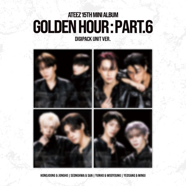 ⏰ATEEZ - 15TH MINI ALBUM [GOLDEN HOUR : Part.6] (DIGIPACK UNIT VER.)
