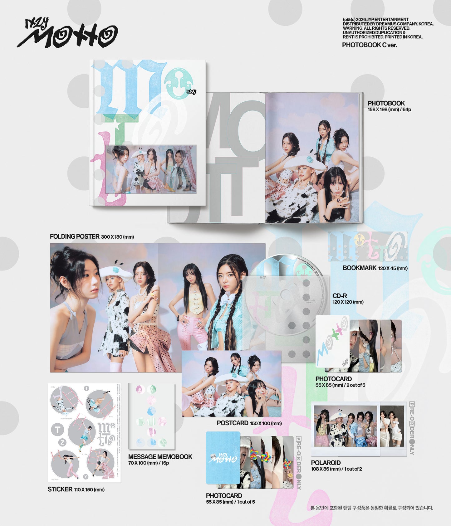 🚗ITZY - [Motto] (PHOTOBOOK A/B/C Ver.)random