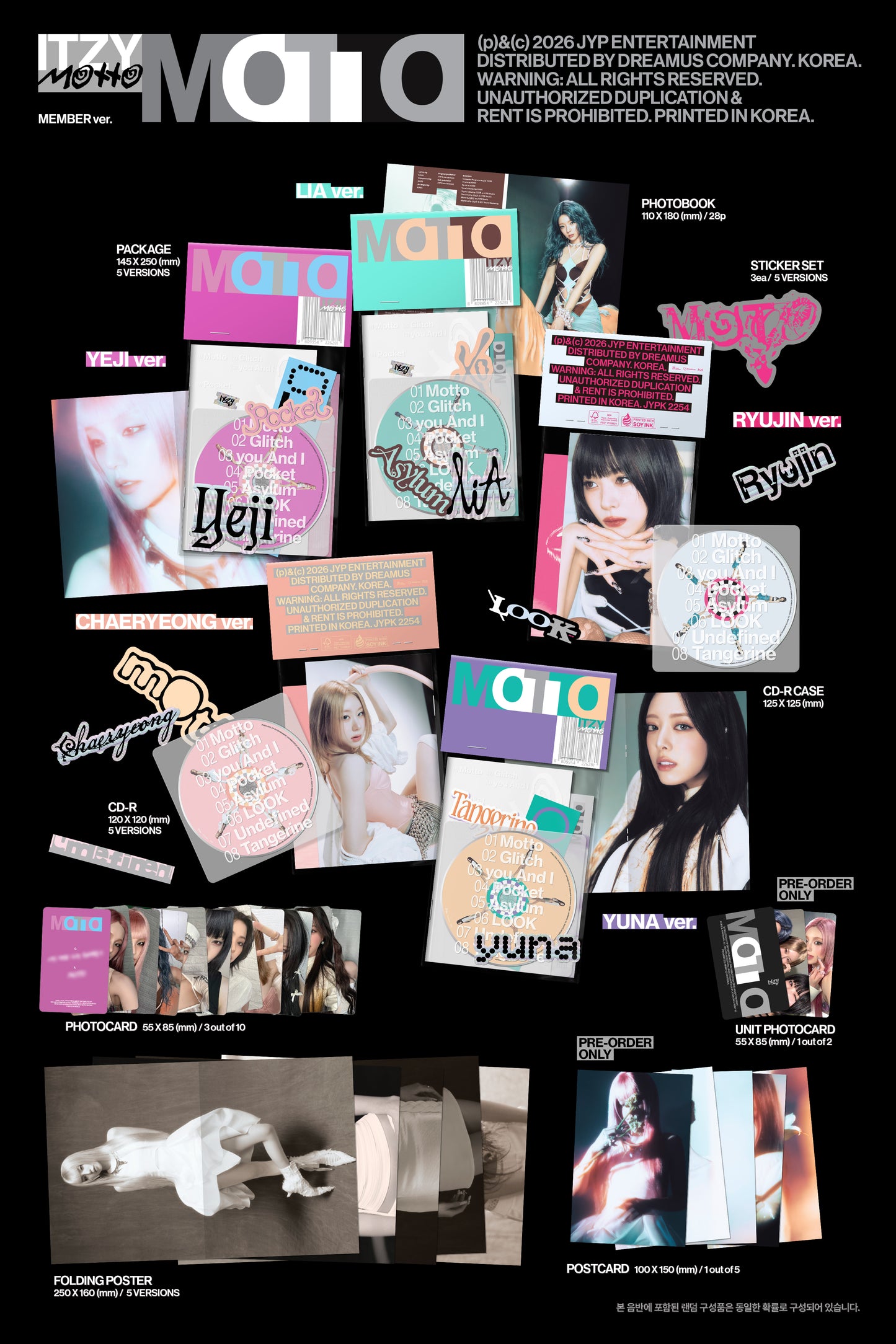 ITZY - [Motto] (MEMBER Ver.)random