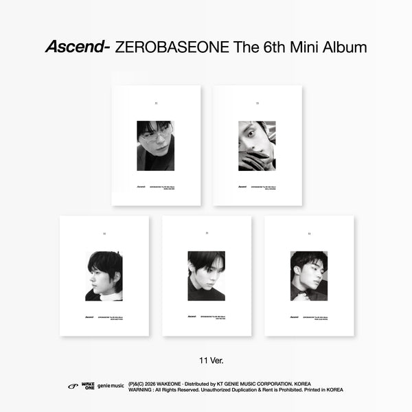 ZEROBASEONE - The 6th Mini Album [Ascend-] (11 Ver.)