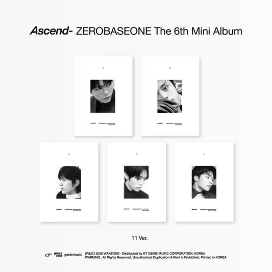 ZEROBASEONE - The 6th Mini Album [Ascend-] (11 Ver.)