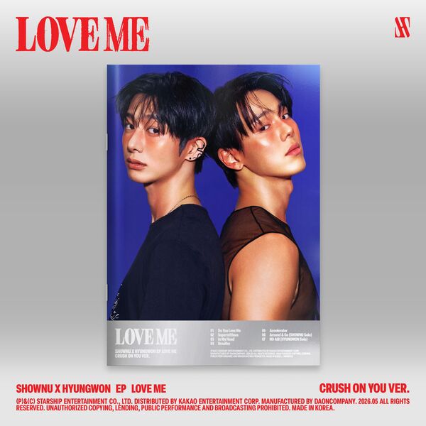 SHOWNU X HYUNGWON - EP [LOVE ME] (CRUSH ON YOU VER.)