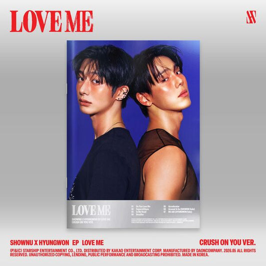 SHOWNU X HYUNGWON - EP [LOVE ME] (CRUSH ON YOU VER.)