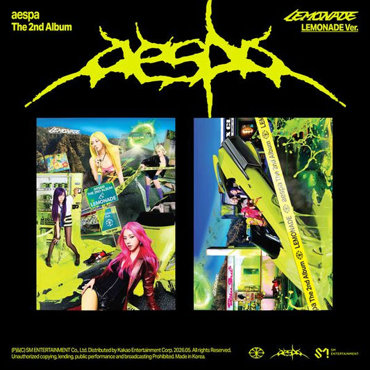 aespa - 2ND FULL ALBUM [LEMONADE] (LEMONADE Ver.)random