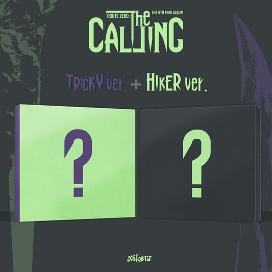 ⏰xikers - 8TH MINI ALBUM [ROUTE ZERO : The CALLING] (TRICKY ver. / HIKER ver.)Random