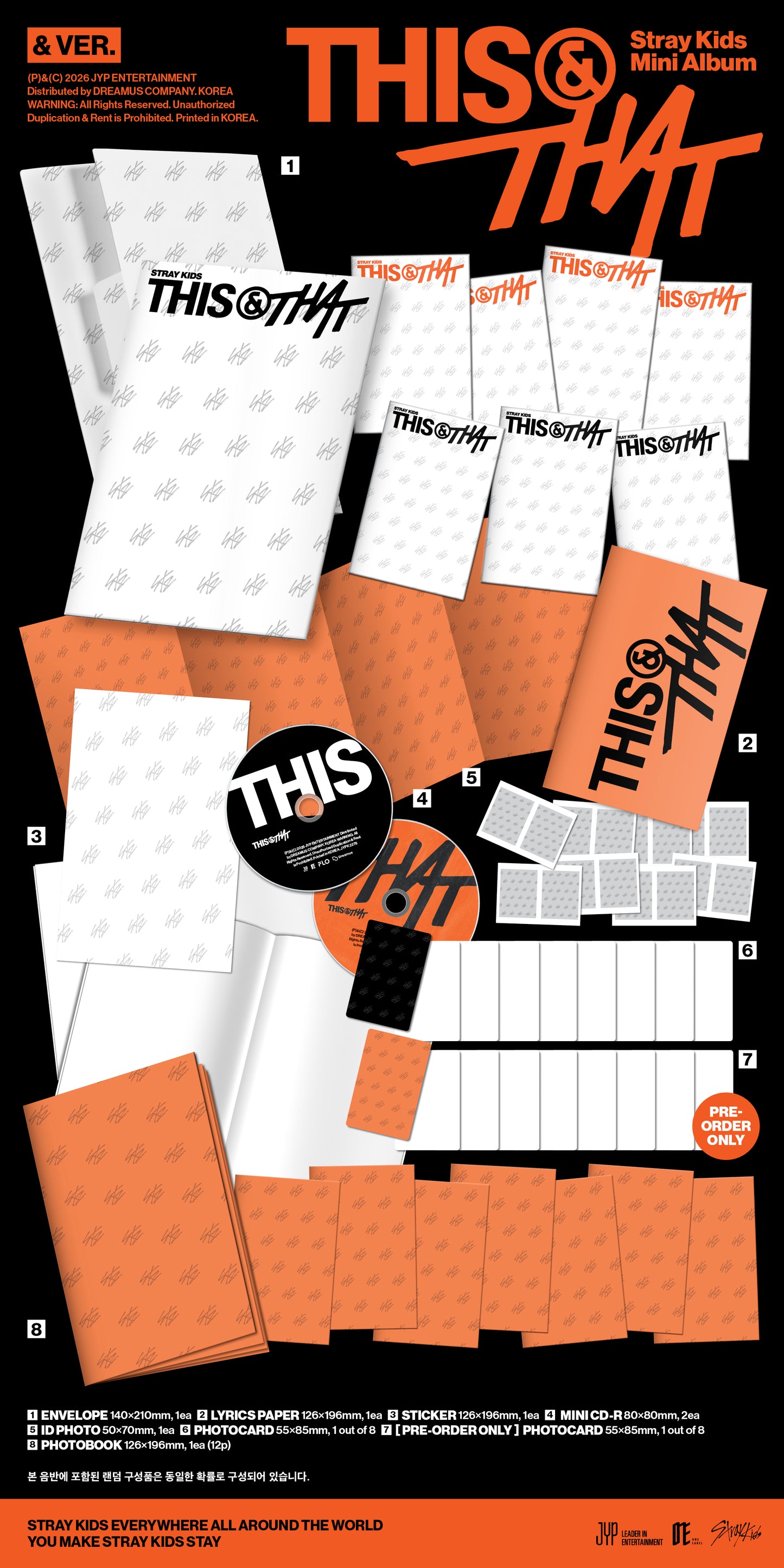 ⏰ Stray Kids - Mini Album[THIS & THAT]  (& VER.)
