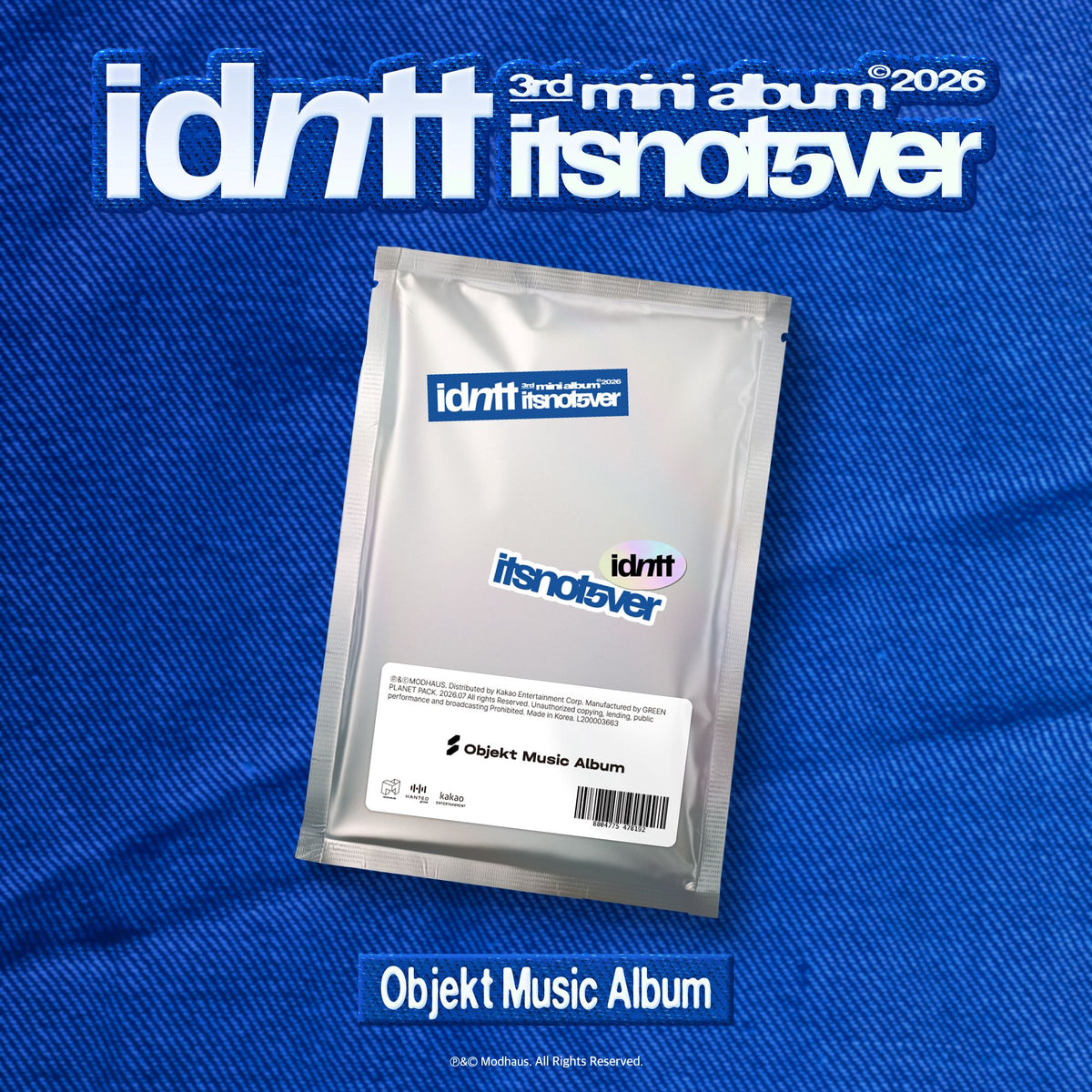 idntt - [itsnotover] (Objekt Music Album)