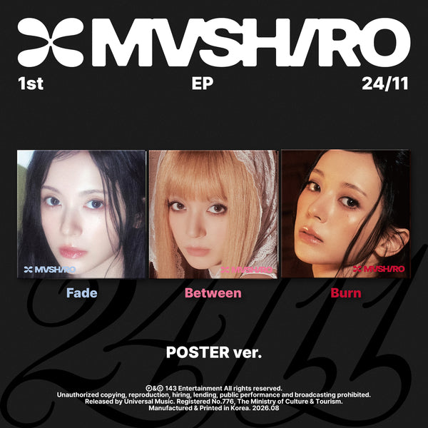 ⏰MASHIRO - 1st EP [24/11] (Poster ver.)
