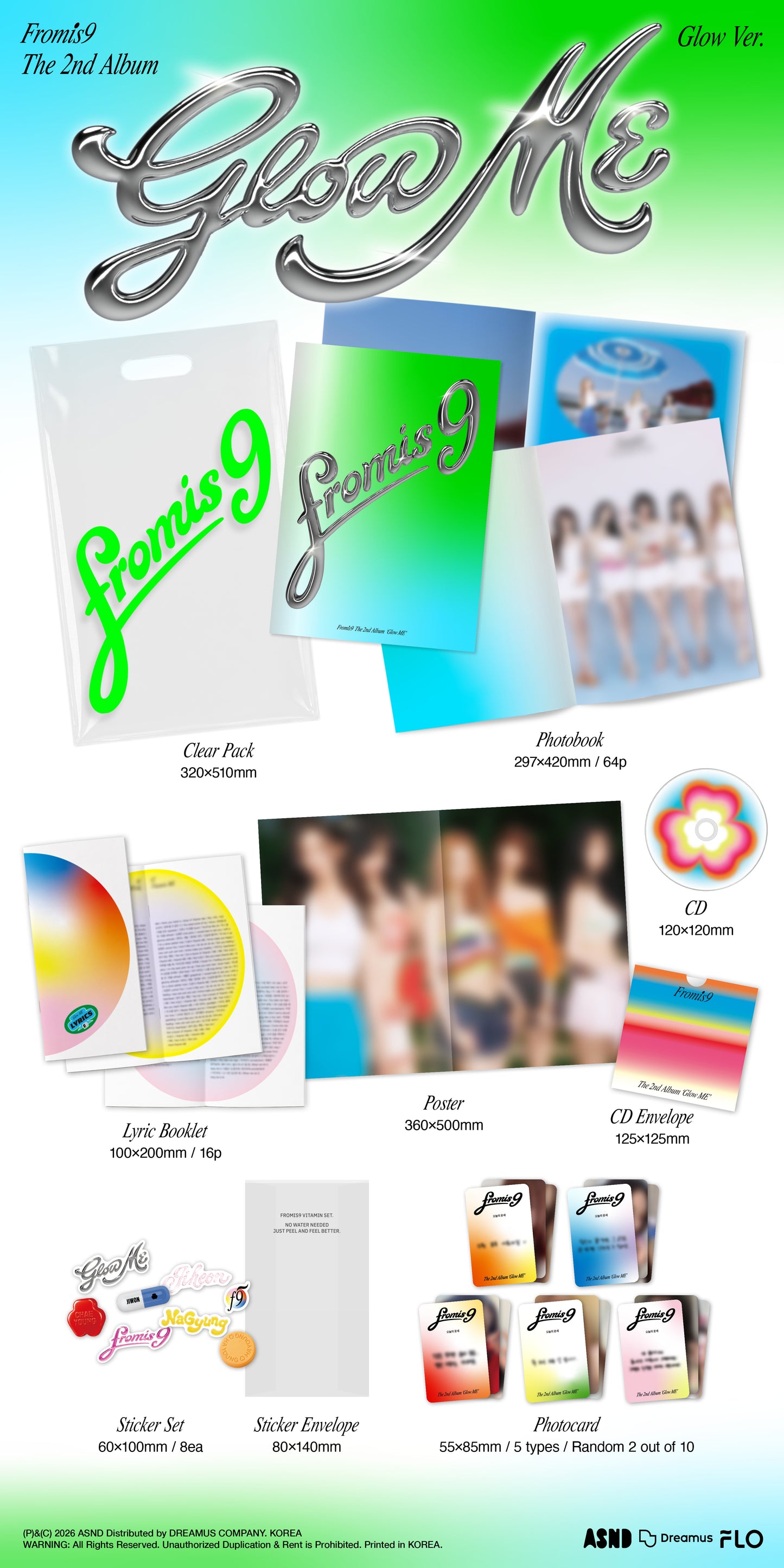 ⏰fromis_9 - The 2nd Album[Glow ME](Glow Ver.)