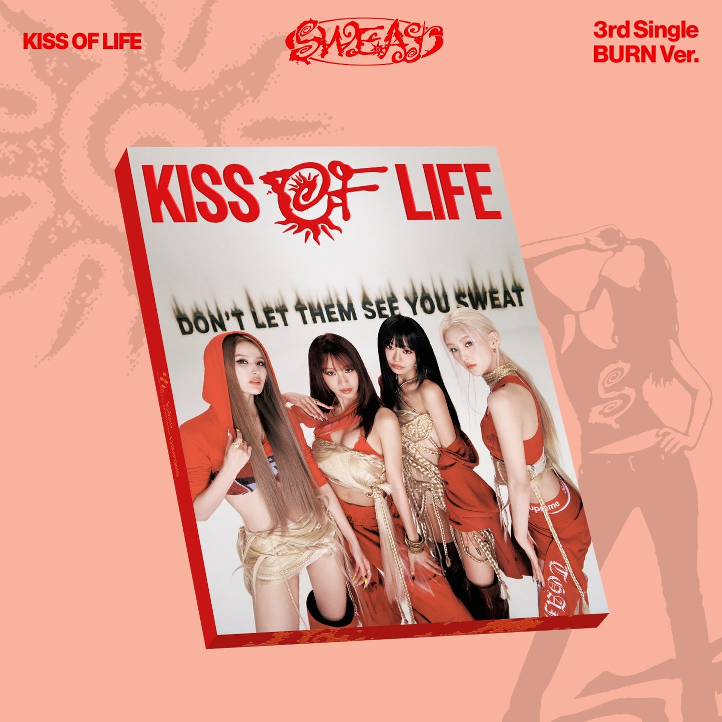 ⏰KISS OF LIFE - 3rd Single [SWEAT] (HEAT Ver. / BURN Ver.)random