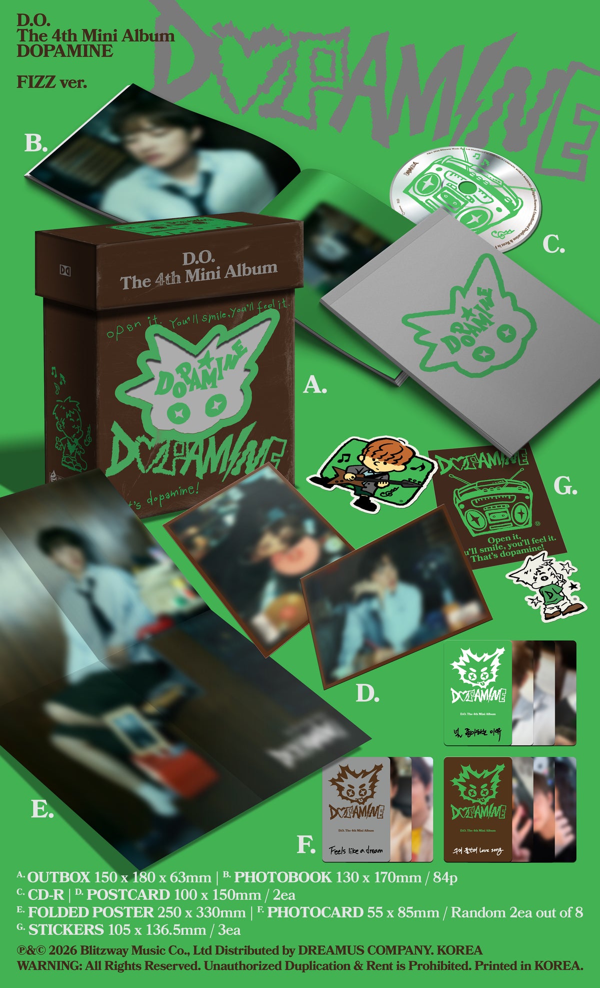 D.O – The 4th Mini Album [DOPAMINE] (FIZZ ver.)