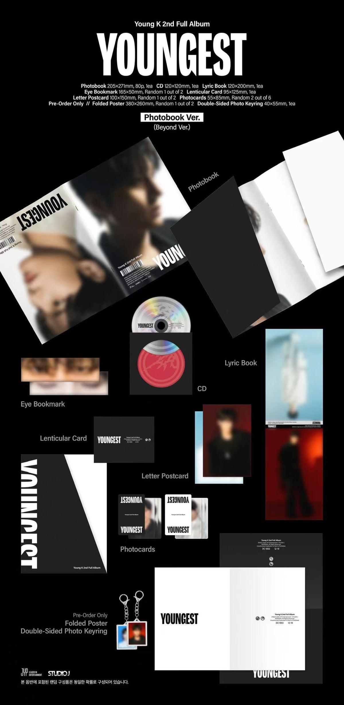 Young K (DAY6) - 2nd Full Album[YOUNGEST](Photobook ver.)