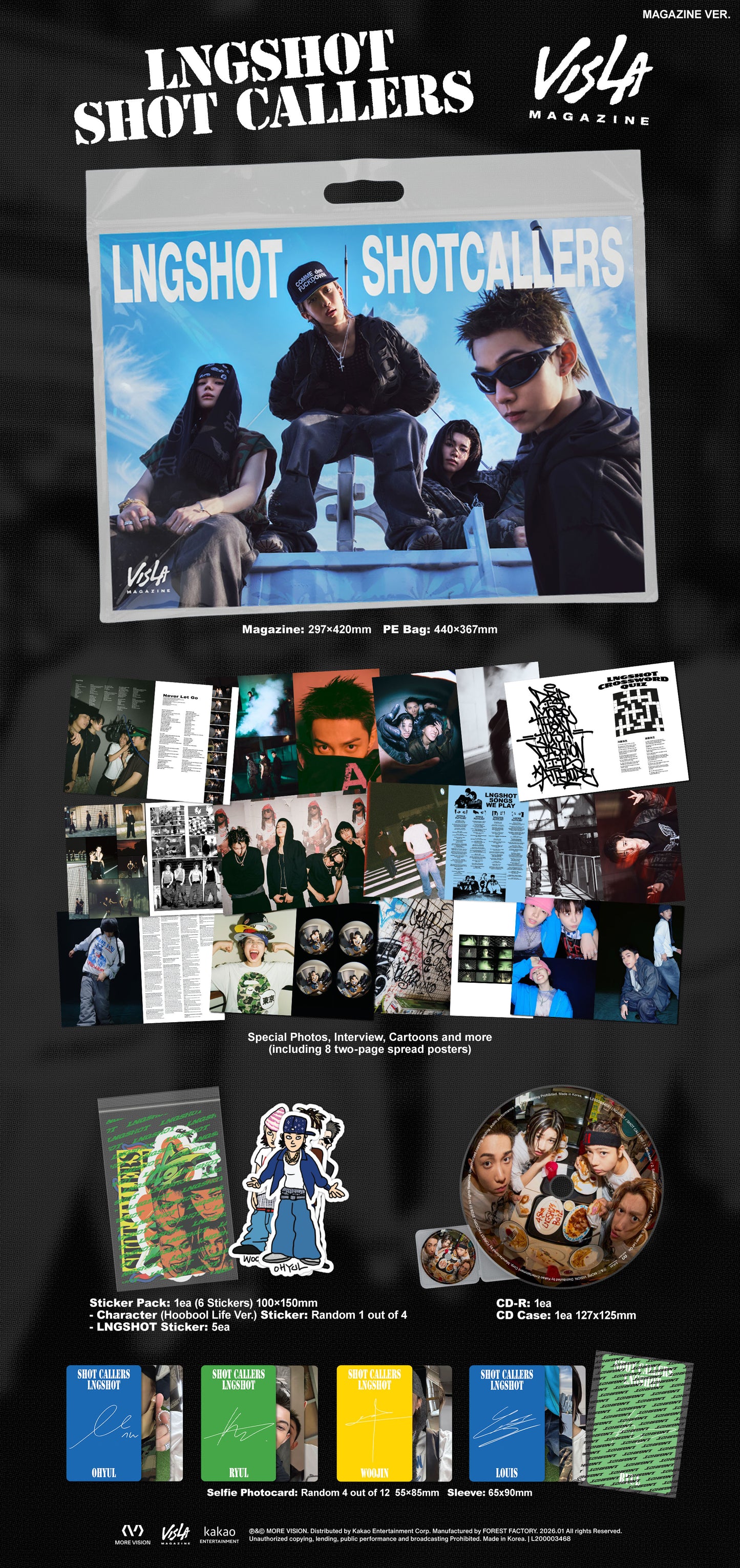 LNGSHOT - LNGSHOT EP [SHOT CALLERS] (Magazine Ver.)