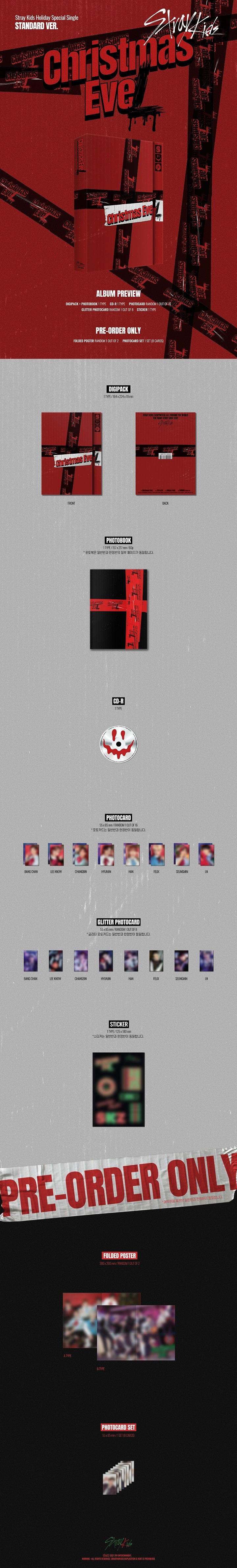 🚗STRAY KIDS - [Holiday Special Single Christmas EveL] STANDARD ver.