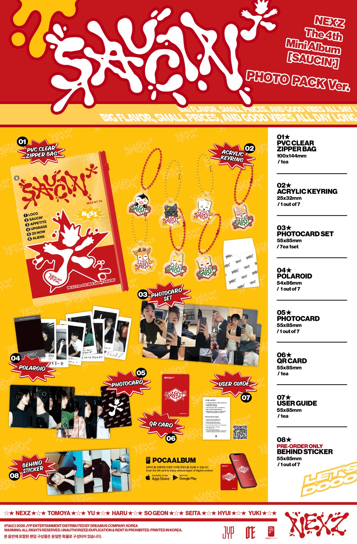 NEXZ - The 4th Mini Album [SAUCIN] (PHOTO PACK ver.)