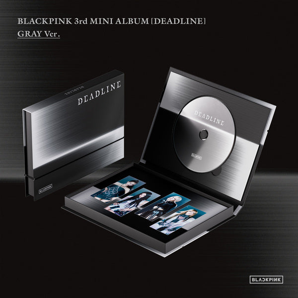 🚗BLACKPINK - 3rd MINI ALBUM [DEADLINE](GRAY Ver.)