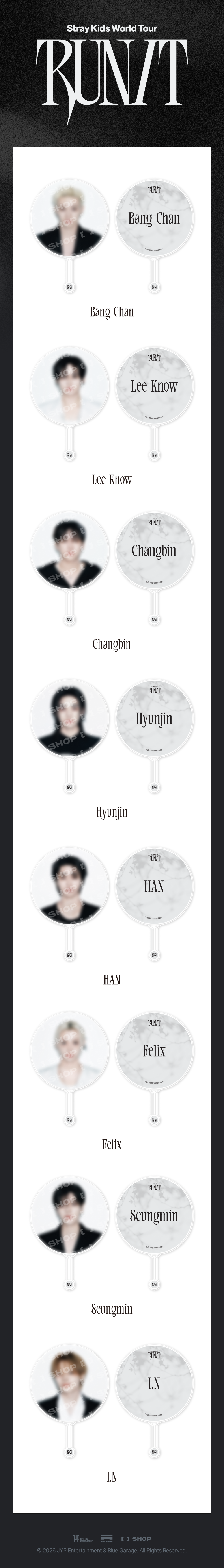 ⏰Stray Kids - 2026 World Tour [RUN IT] MD - IMAGE PICKET
