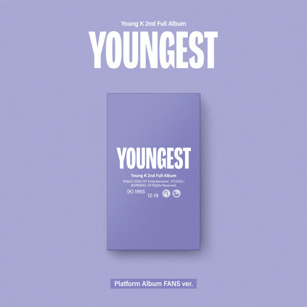 ⏰Young K (DAY6) - 2nd Full Album[YOUNGEST](Platform Album FANS ver.)