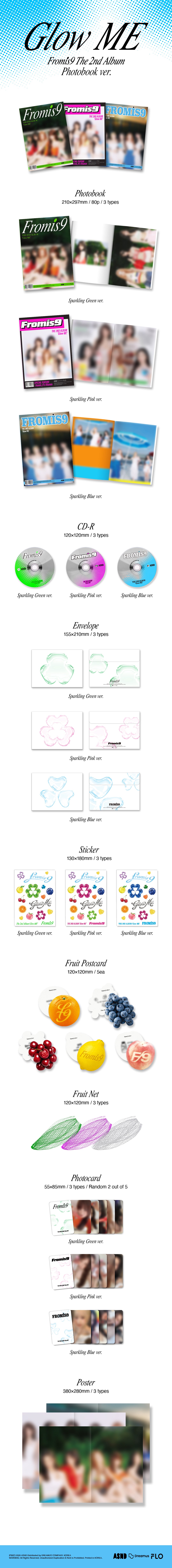 ⏰fromis_9 - The 2nd Album[Glow ME](Photobook Ver.)