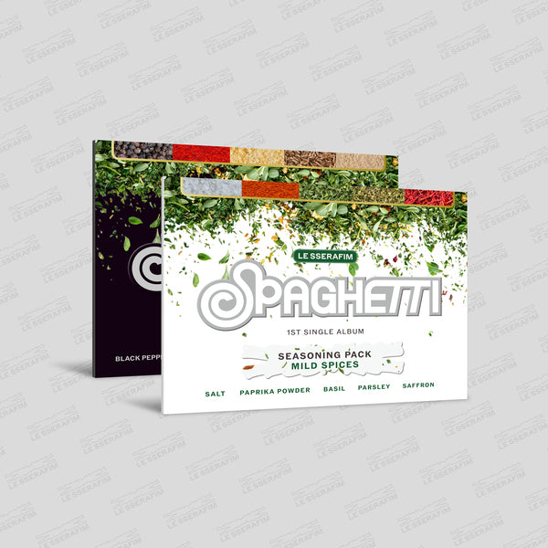 LE SSERAFIM - 1st Single Album [SPAGHETTI] (Weverse Albums ver.)random