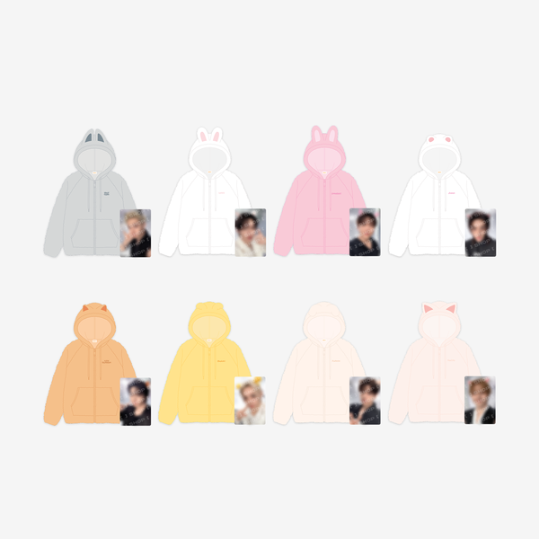 ⏰Stray Kids - 2026 World Tour [RUN IT] MD - SKZOO FLEECE HOOD ZIP-UP