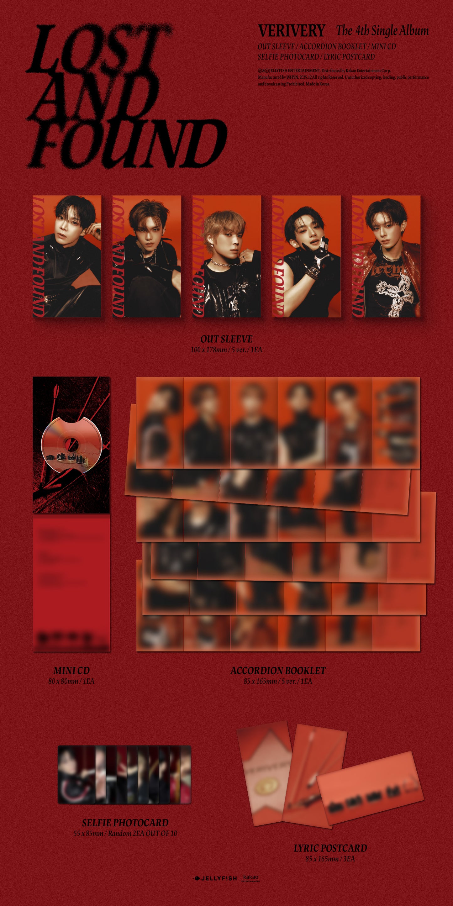 VERIVERY- 4th SINGLE ALBUM [Lost and Found] (Light ver.)random