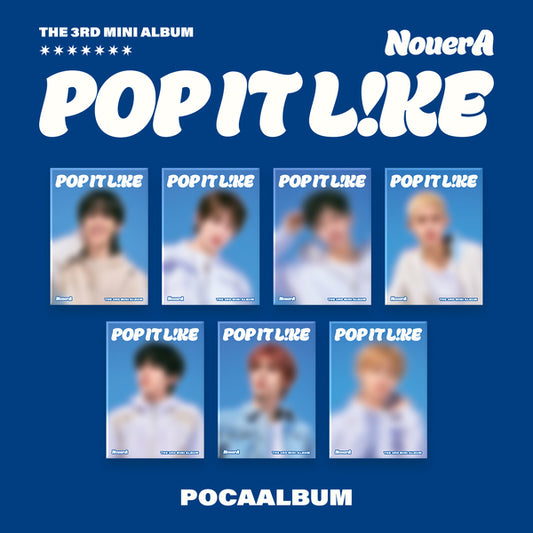 NouerA - 3RD MINI ALBUM  [POP IT LIKE] (POCA VER.)random