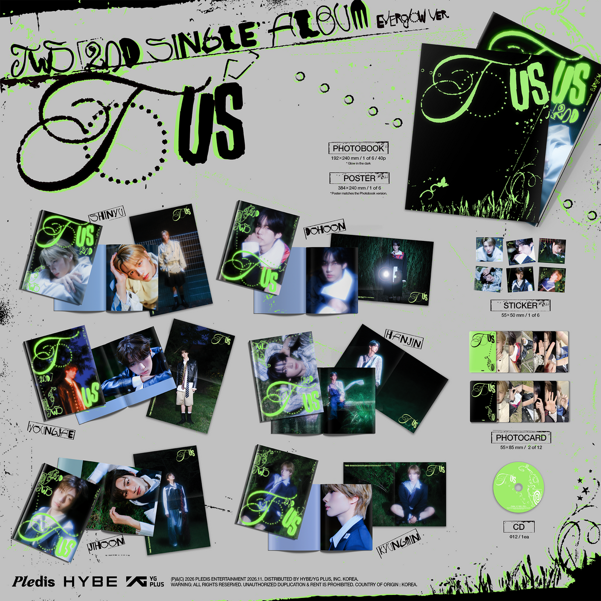 ⏰TWS - 2nd Single Album [TO US] (Everglow Ver.)