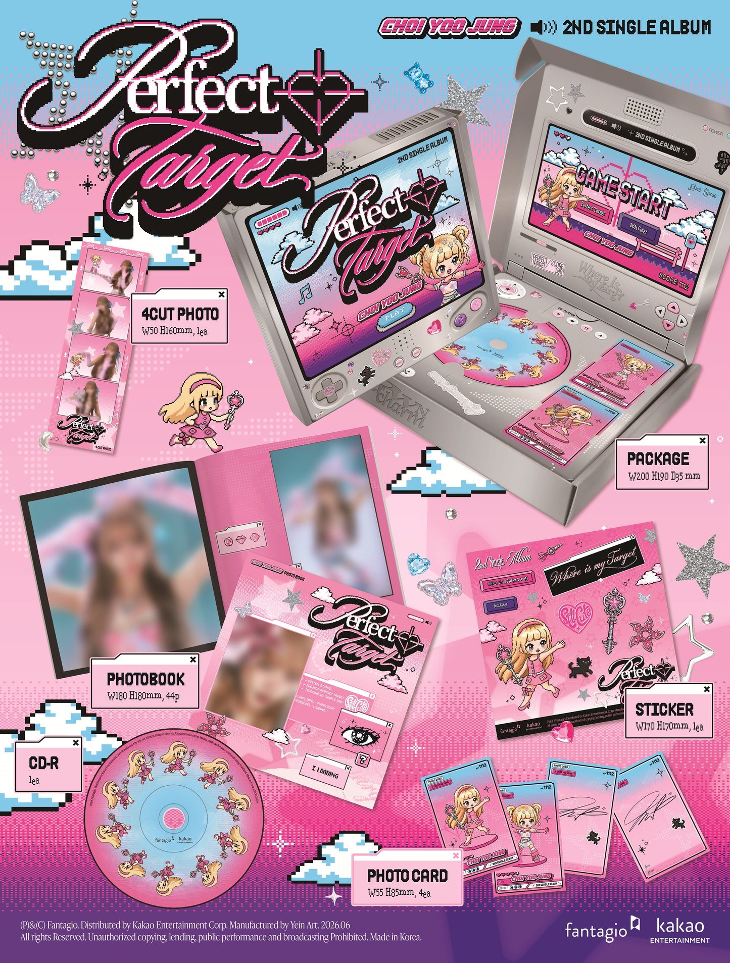 ⏰CHOI YOOJUNG - 2nd Single Album [Perfect Target]