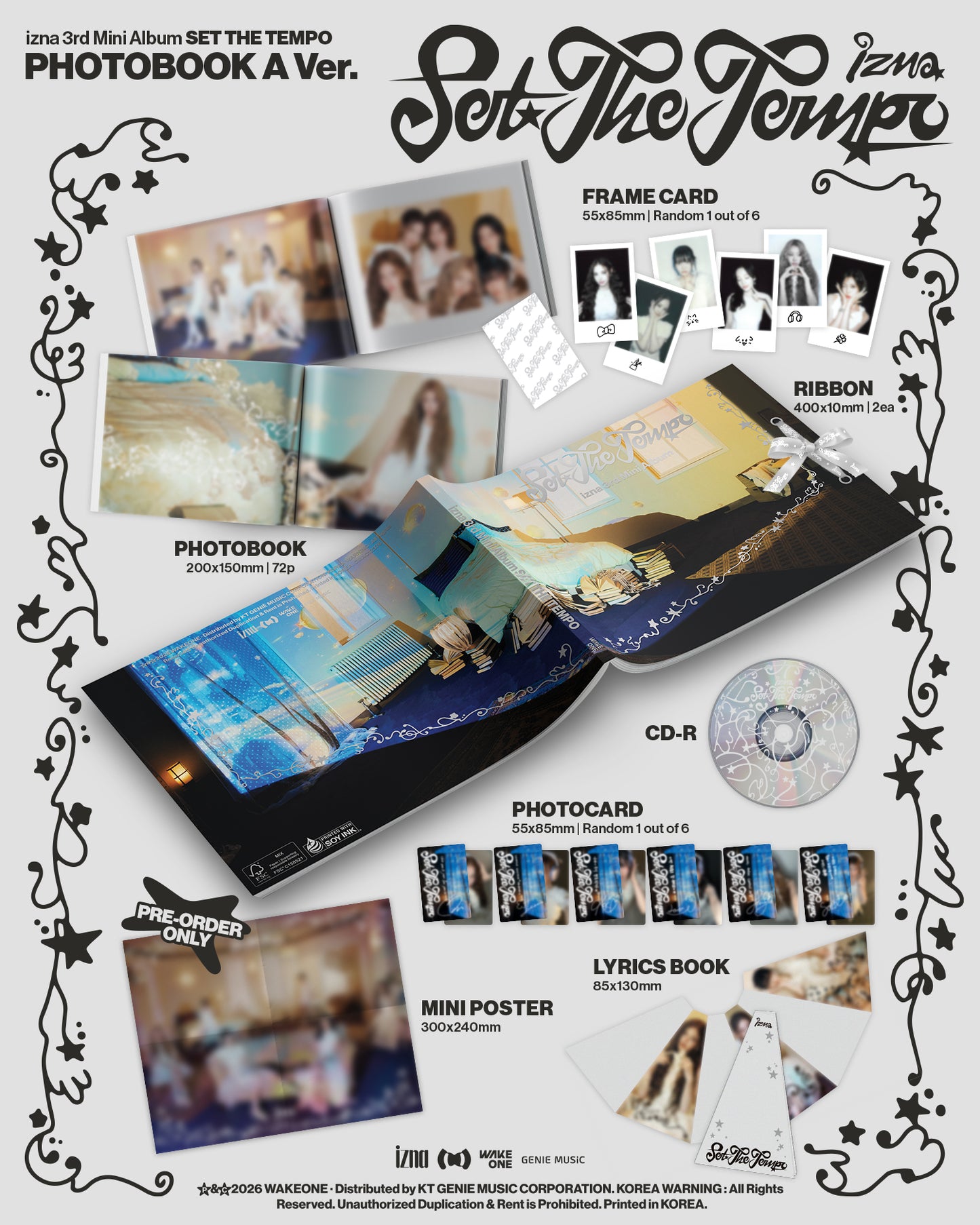 ⏰izna - [SET THE TEMPO] (PHOTOBOOK A/B Ver. )random