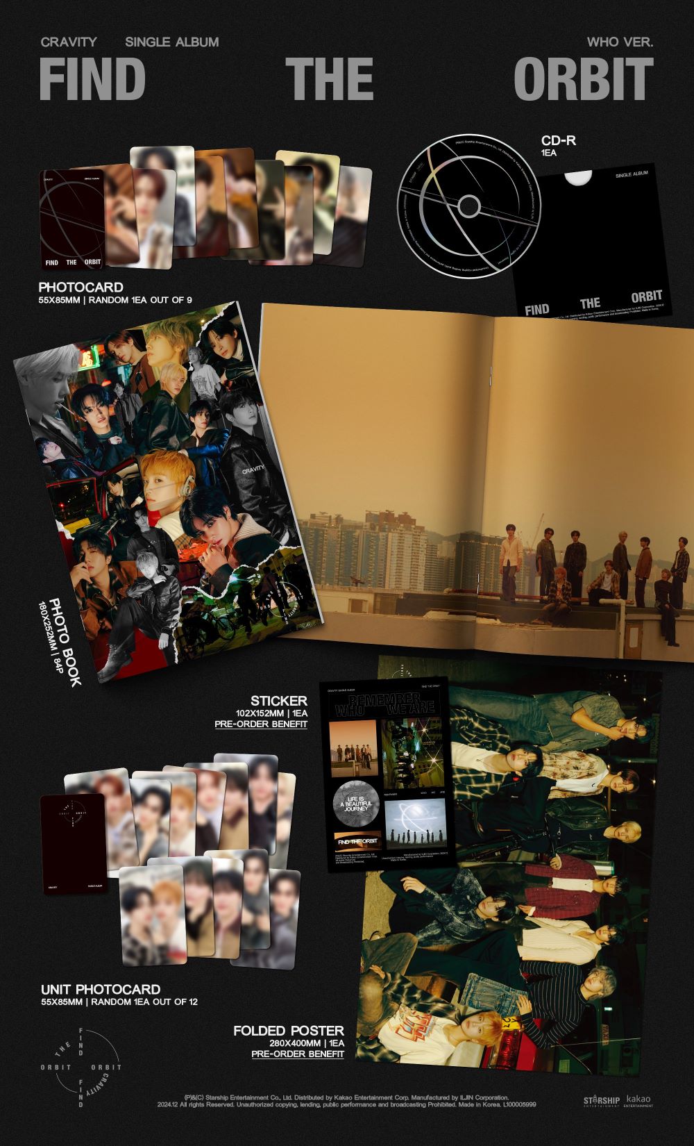 🚗CRAVITY - SINGLE ALBUM [FIND THE ORBIT] random