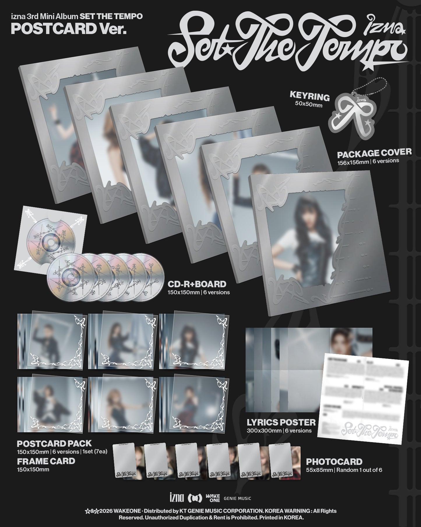 ⏰izna - [SET THE TEMPO] (POSTCARD Ver.)