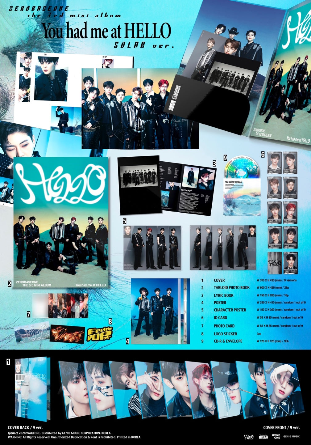 🚗ZEROBASEONE - [You had me at HELLO] (SOLAR ver.)