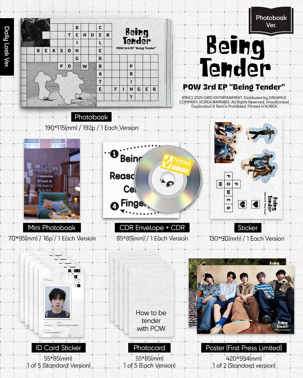 🚗POW - [Being Tender] Photobook Ver.