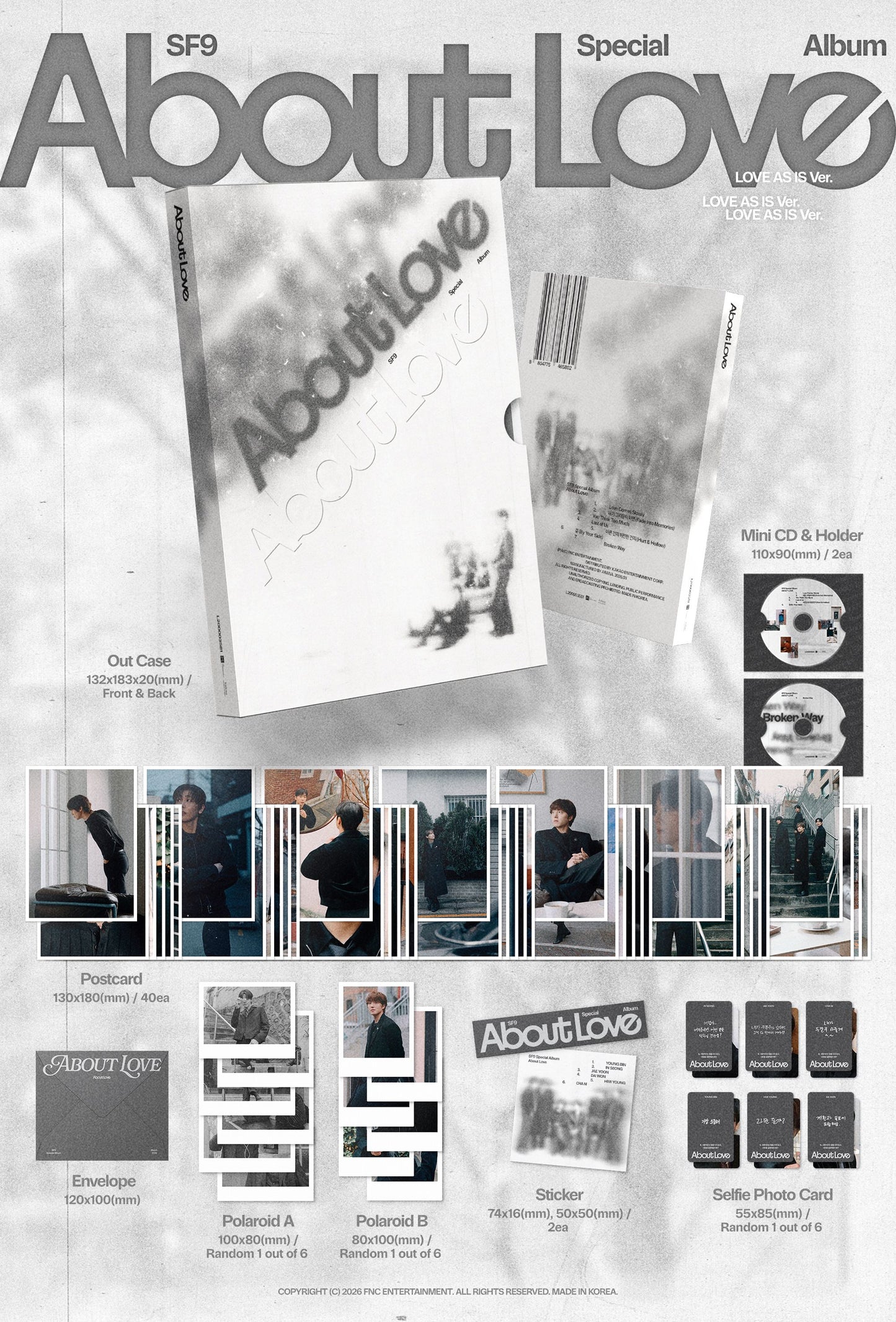 SF9 - Special Album [About Love] (LOVE AS IS Ver.)