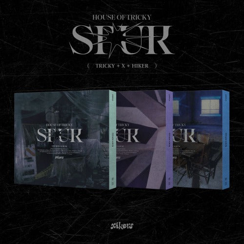 🚗xikers - 5TH MINI ALBUM [HOUSE OF TRICKY : SPUR] (TRICKY ver. / X ver. / HIKER ver.)random