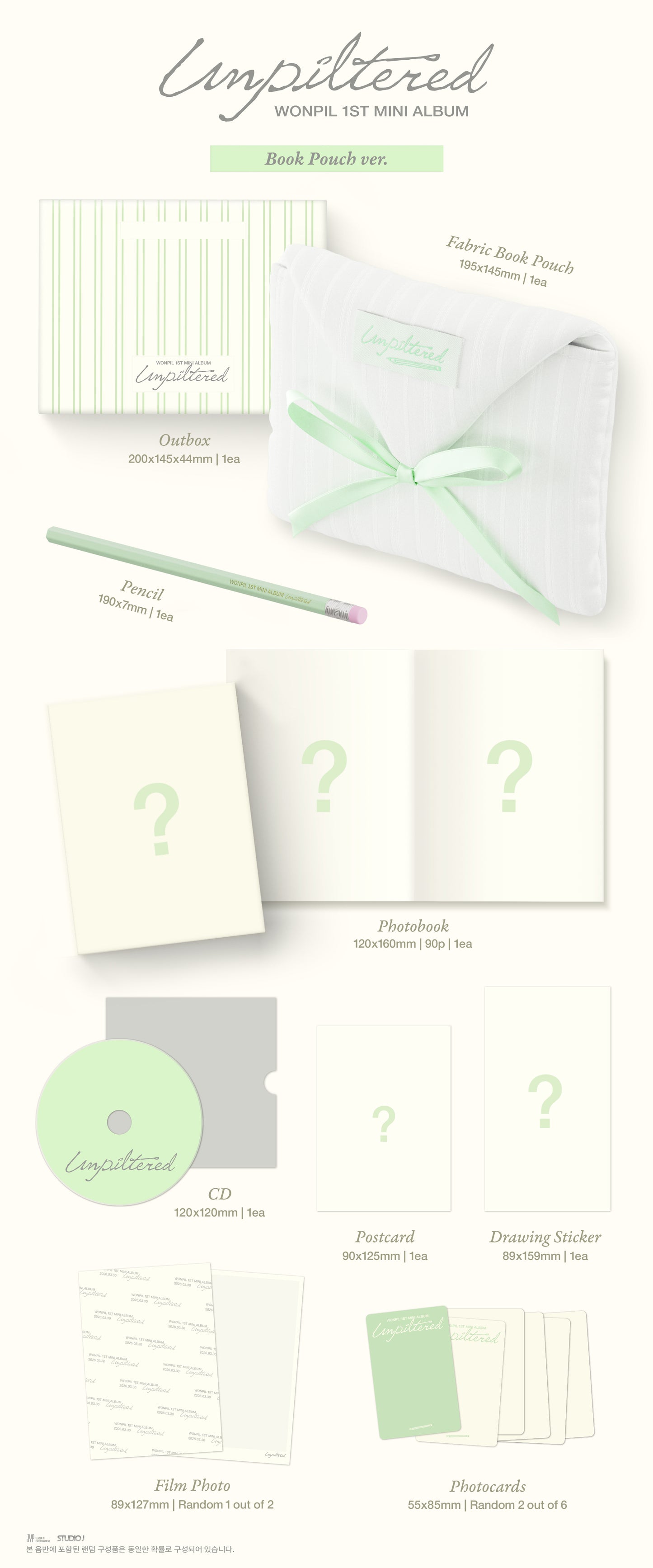 DAY6 - [Unpiltered](Book Pouch ver.)