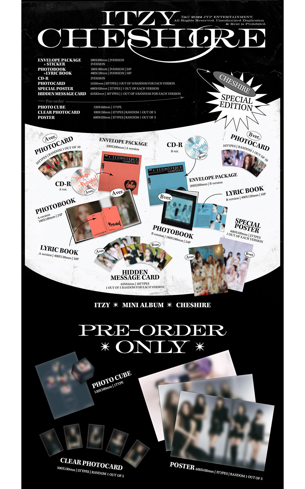 ITZY - [CHESHIRE] (SPECIAL EDITION)random