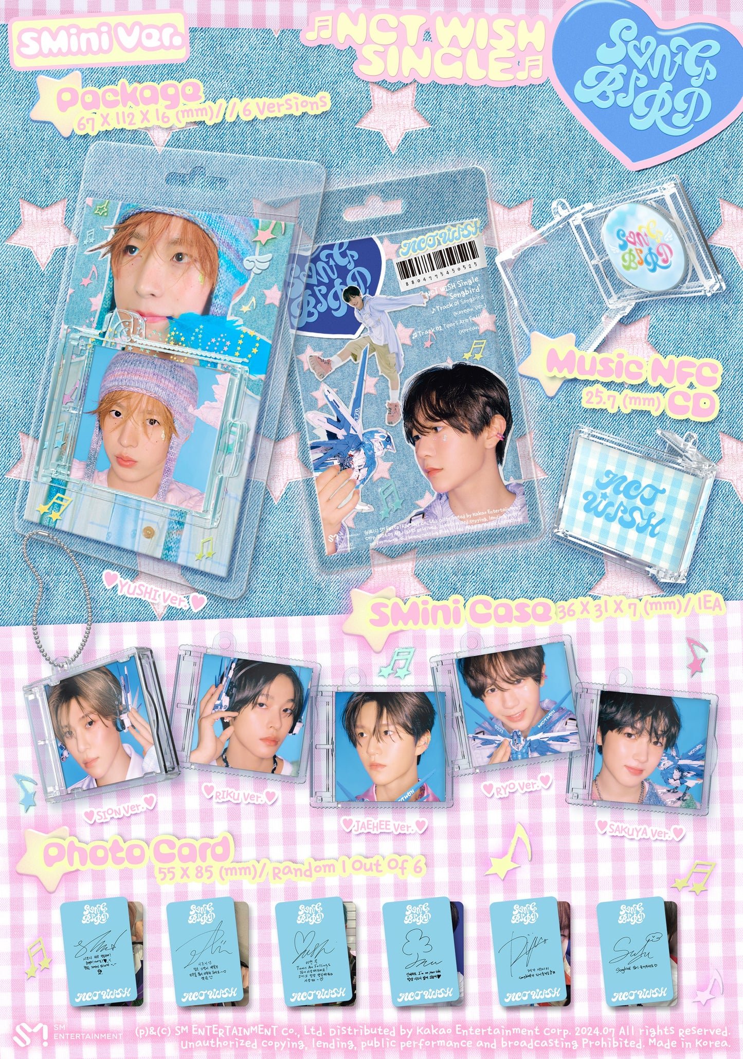 NCT WISH - SINGLE ALBUM [Songbird] (SMini Ver.)