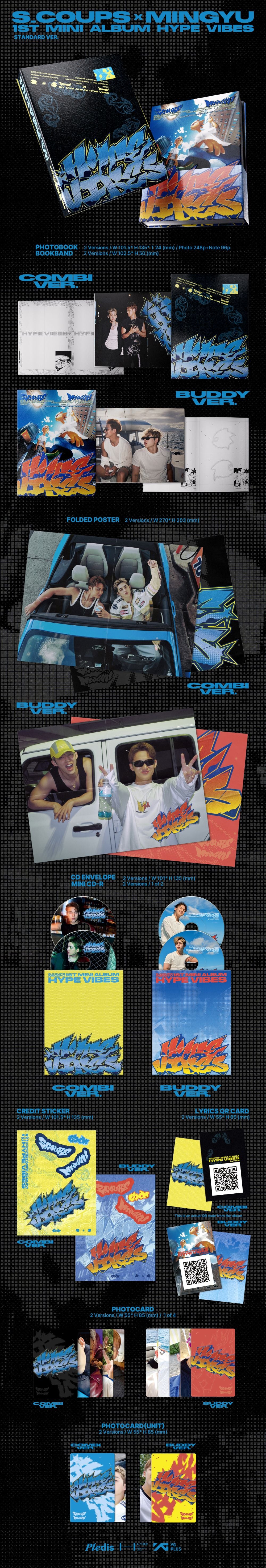 S.COUPS x MINGYU  - 1st Mini Album [HYPE VIBES](Standard ver.)random