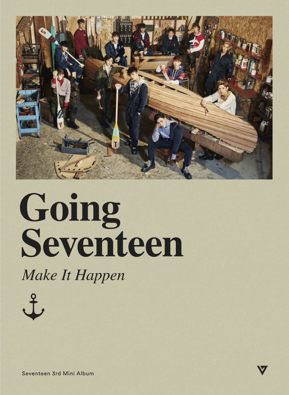SEVENTEEN - 3rd MINI ALBUM [Going Seventeen] (Make A Wish Ver. / Make It Happen Ver. / Make The Seventeen Ver.)random