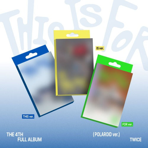 TWICE - 4TH FULL ALBUM [THIS IS FOR](POLAROID ver.)