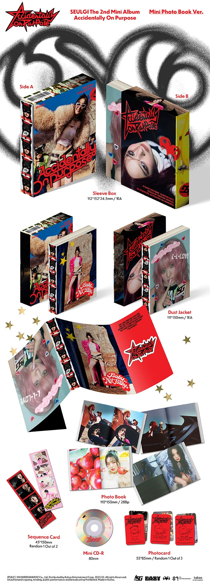 SEULGI - [Accidentally On Purpose] (Mini Photo Book Ver.)random