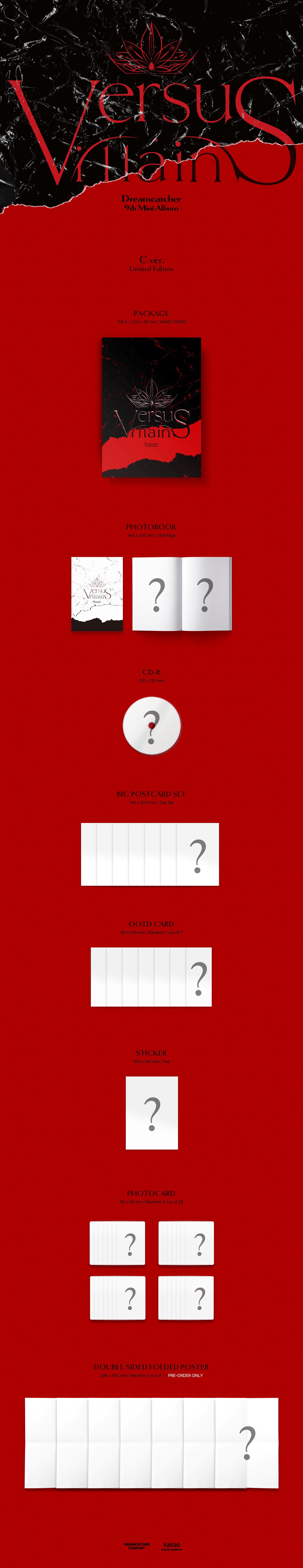 Dreamcatcher - 9TH MINI ALBUM [VillainS] (C ver.)