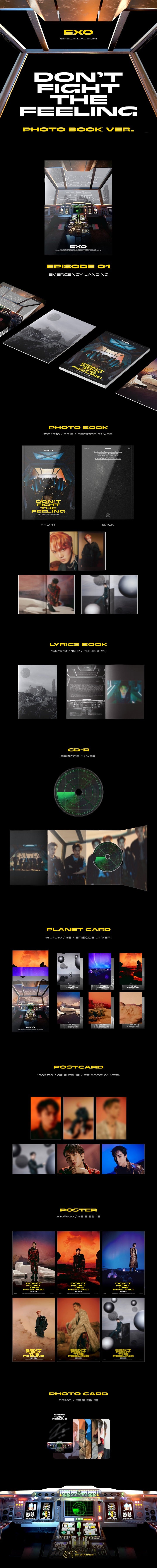 EXO - SPECIAL ALBUM [‘DON’T FIGHT THE FEELING’] (Photo Book Ver.1)