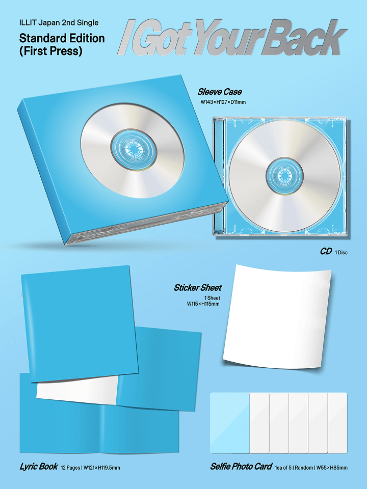 ⏰ILLIT - Japan 2nd Single [I Got Your Back](STANDARD EDITION)