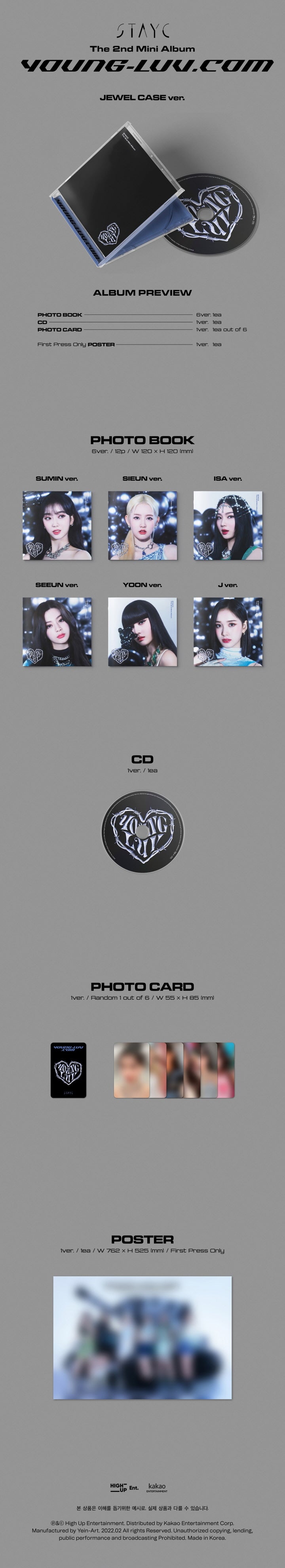 STAYC - [YOUNG-LUV.COM] (JEWEL CASE Ver.)